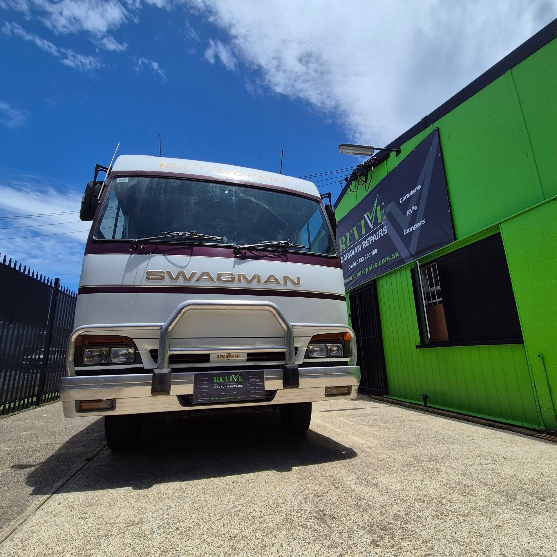 Caravan interior refurbishment and renovation in Brisbane